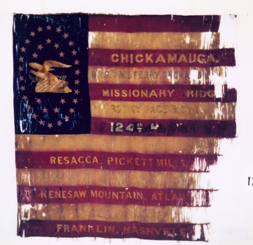 The 124th Ohio Volunteer Infantry Flag