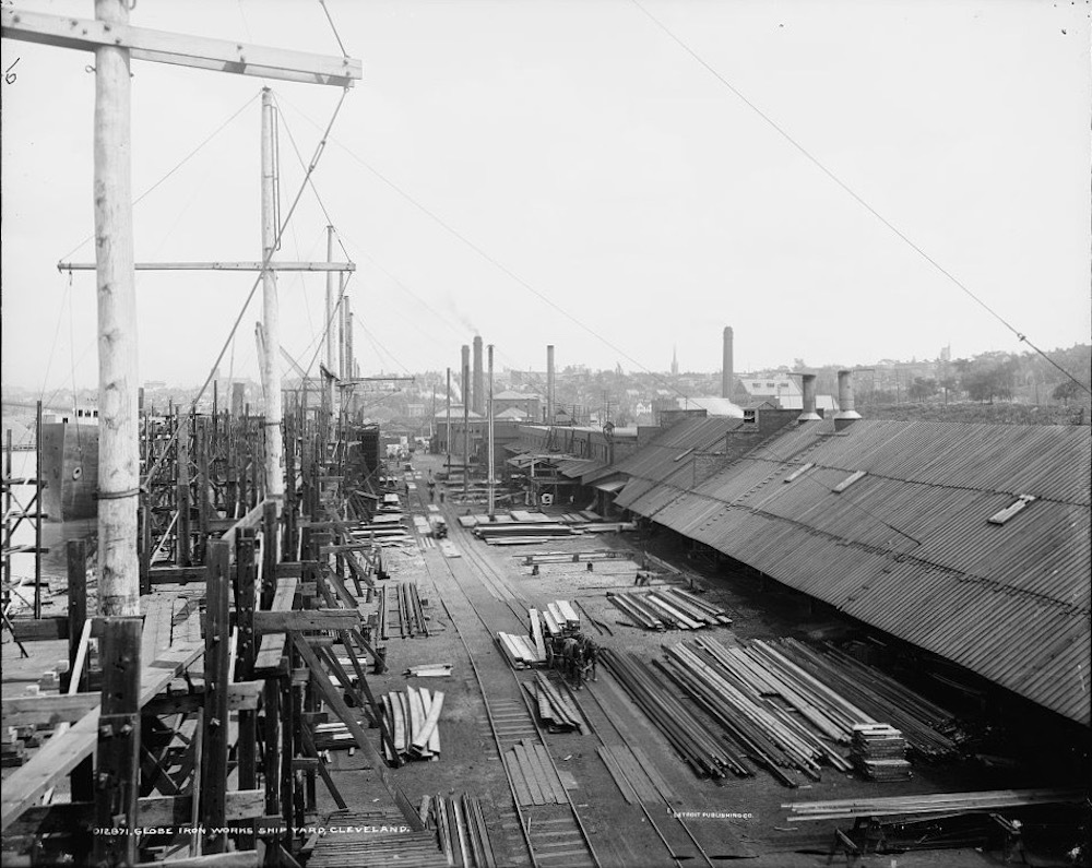 Globe Ship Yard in circa 1900