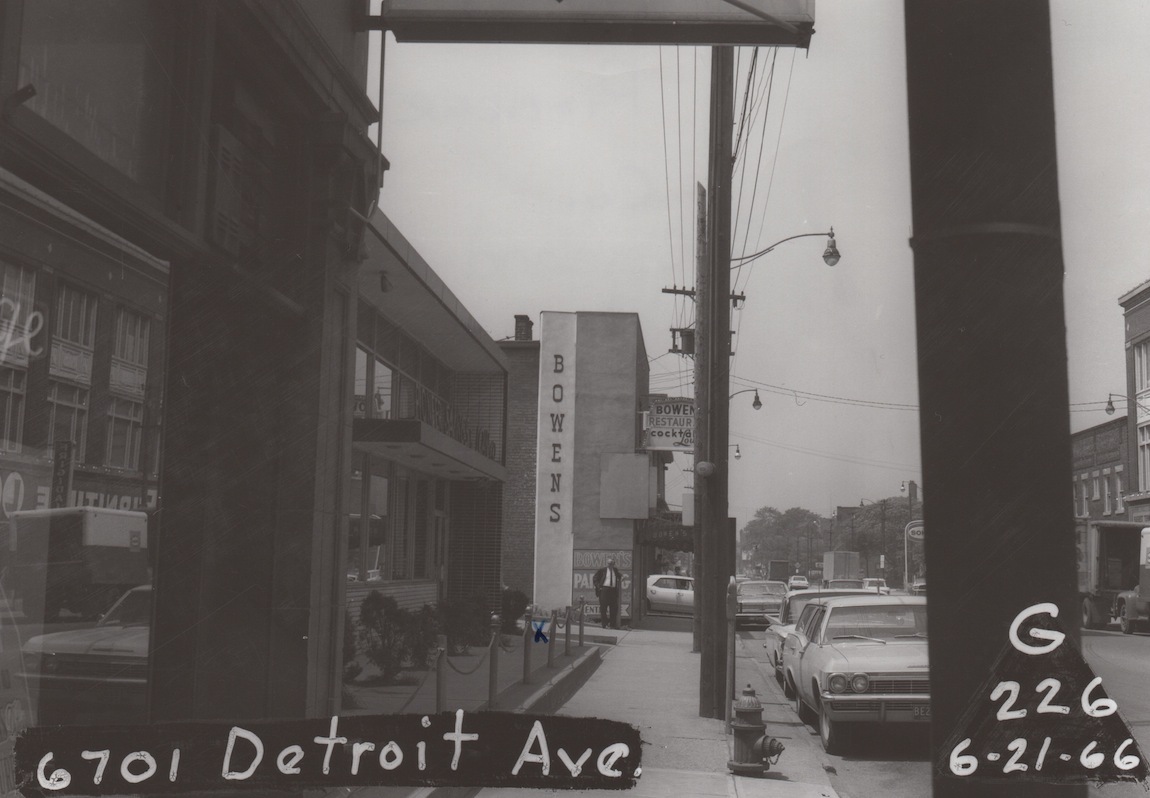 Detroit Avenue and Pioneer Savings Bank, 1966