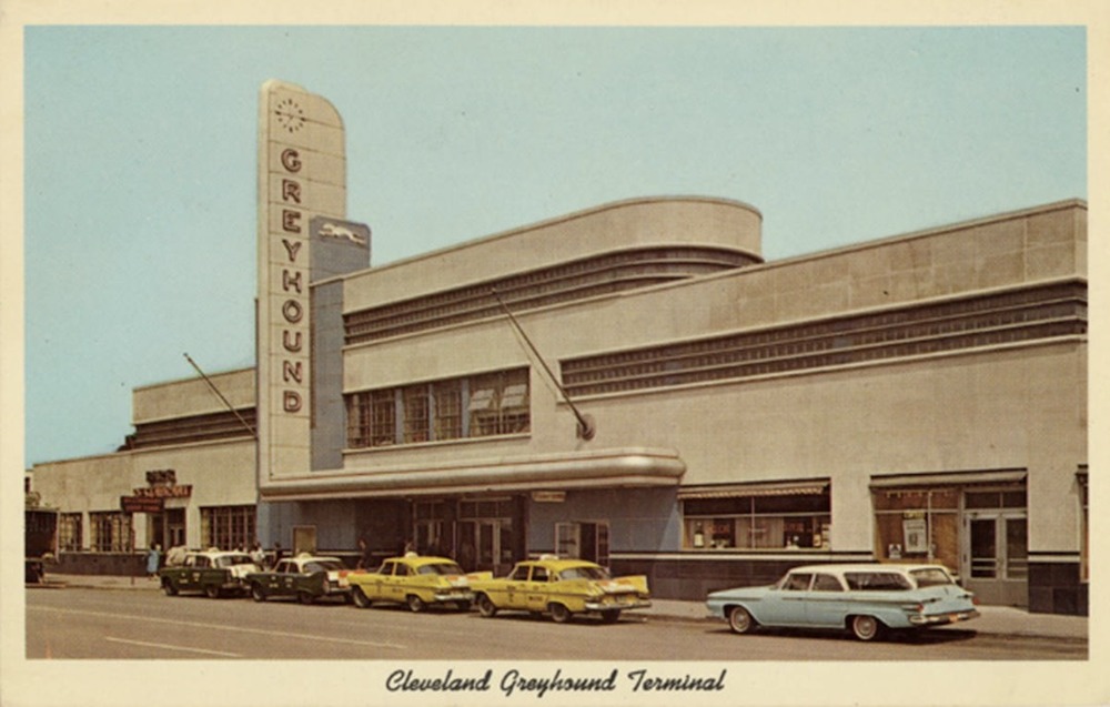 Greyhound Terminal, Cleveland, ca. 1950s