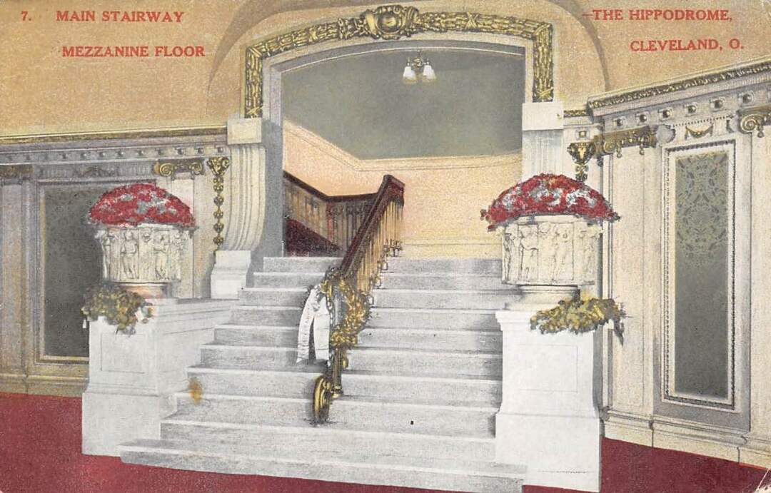 Main Stairway on Mezzanine Floor