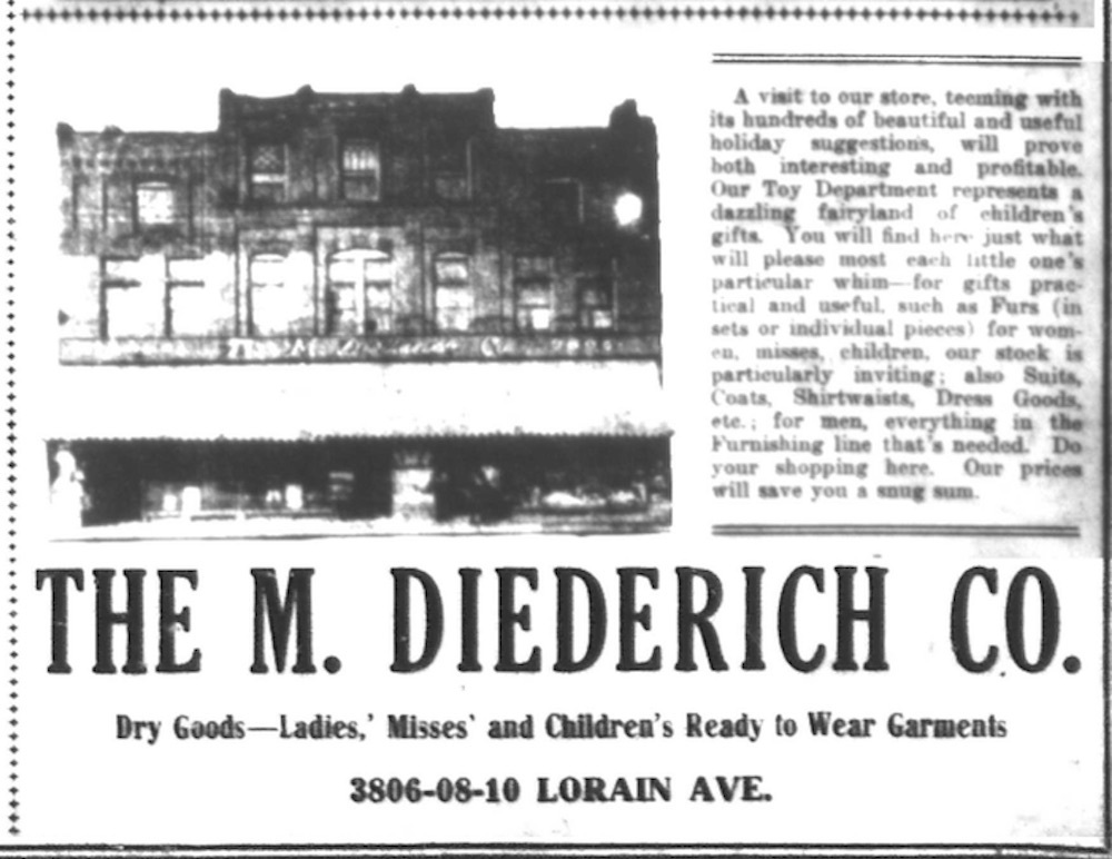 The Schenck (M. Diederich Co.) Building - 3806-3812 Lorain