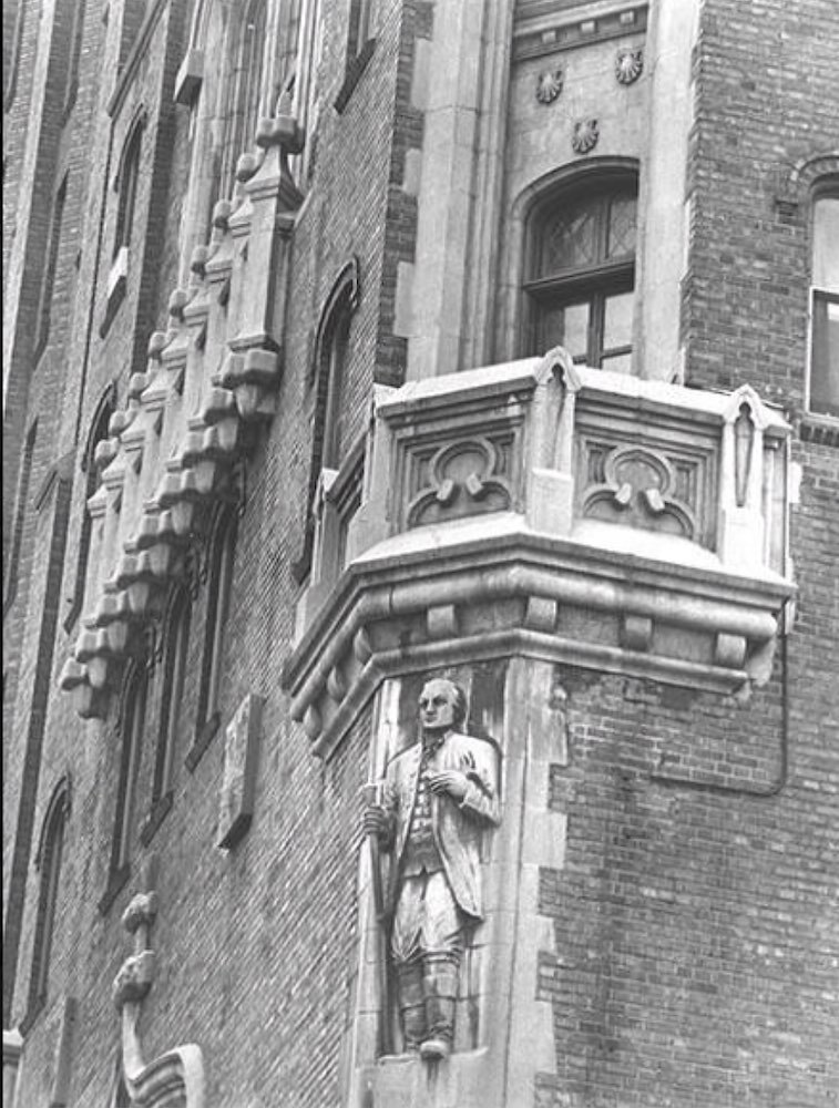 Moses Cleaveland in Gothic Relief