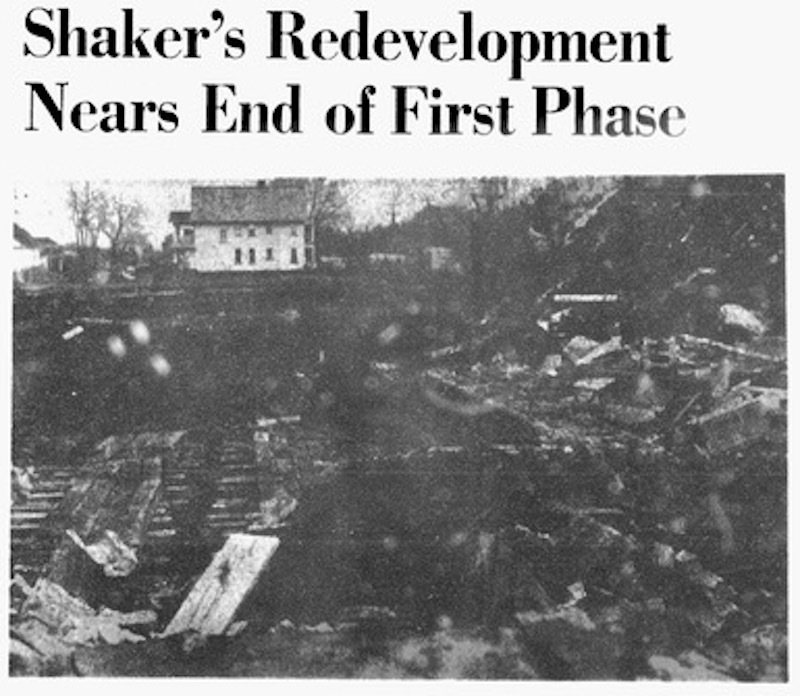 Demolition on Sutton and Colwyn, 1969