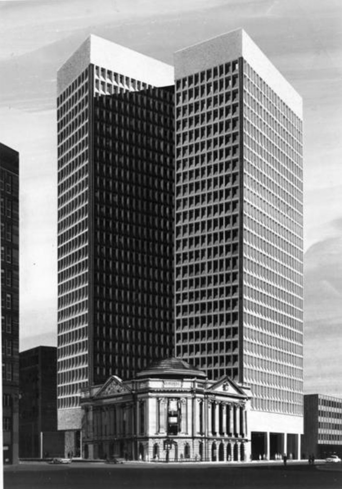 Cleveland Trust Tower Rendering, 1967
