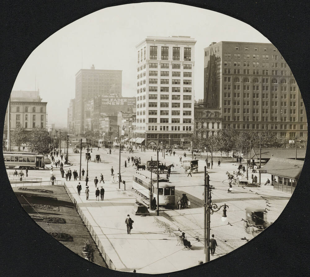 Looking West Across Public Square