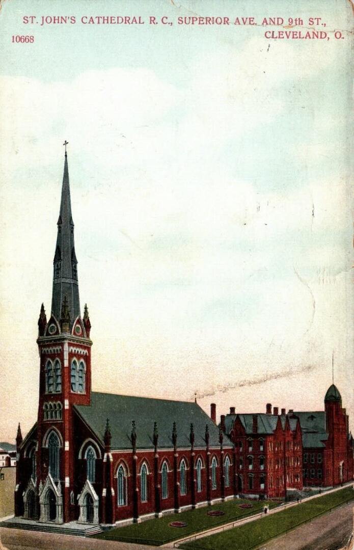 Early Postcard of Saint Johns Cathedral
