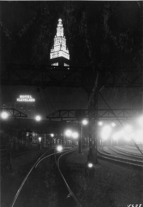 Hotel Cleveland Lit Up