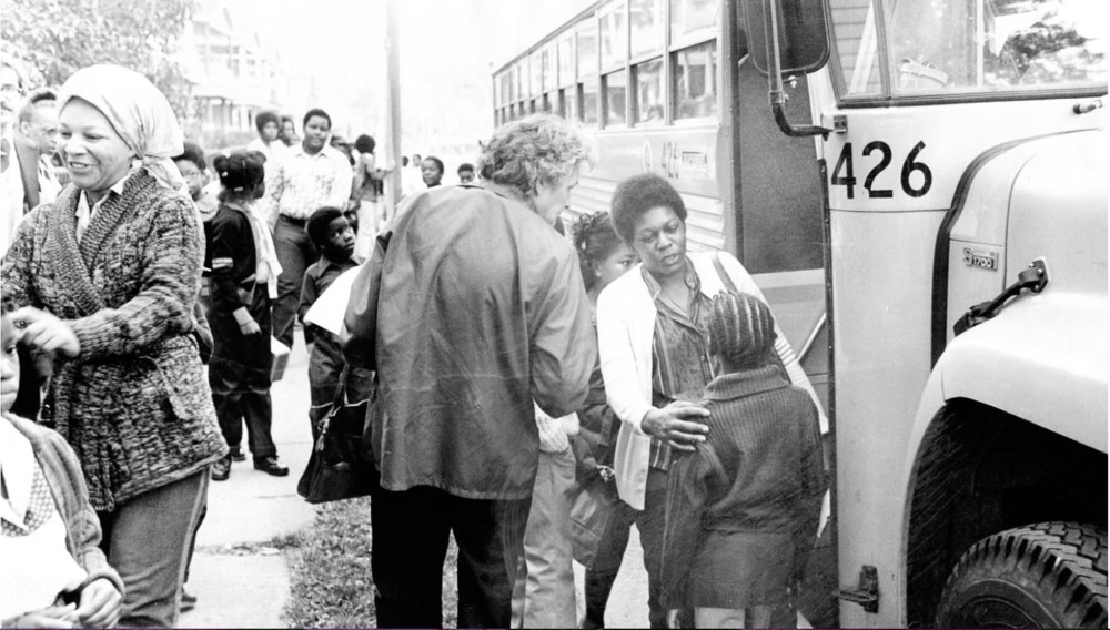 First Day of Busing