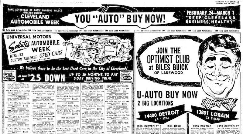 You "Auto" Buy Now!, 1958