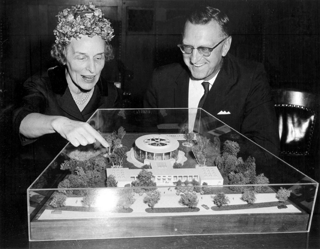 President Clark and Mayor Ralph Locher, 1963