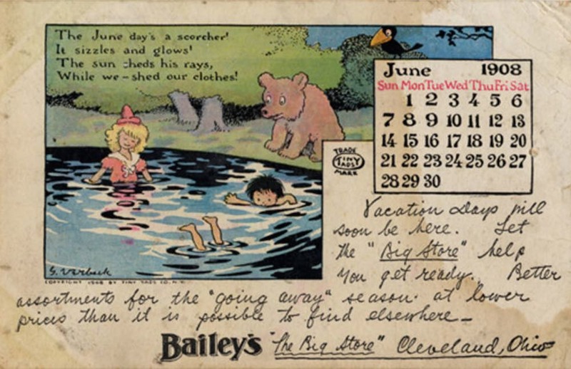 Bailey's Postcard, 1908