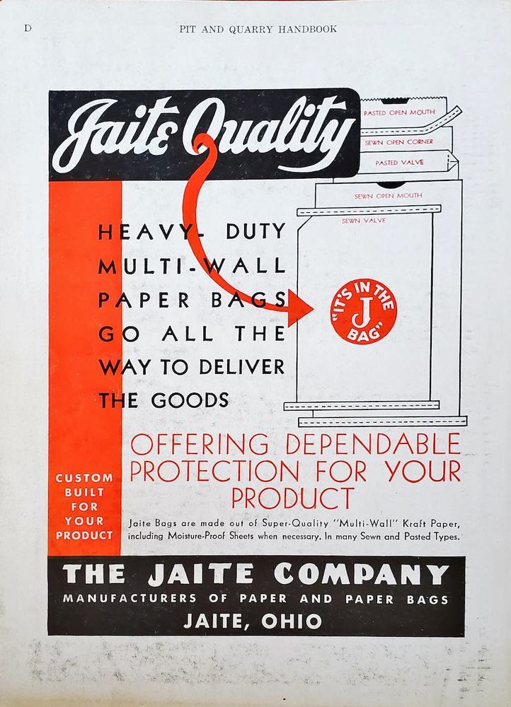 Jaite Co. Ad, 1949