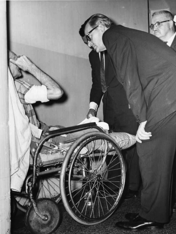 Mental Hygiene Director Speaks With a Patient