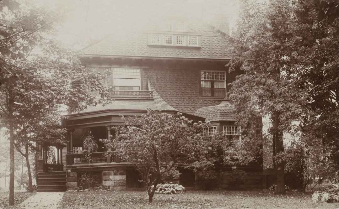 A grand house in the Hough neighborhood