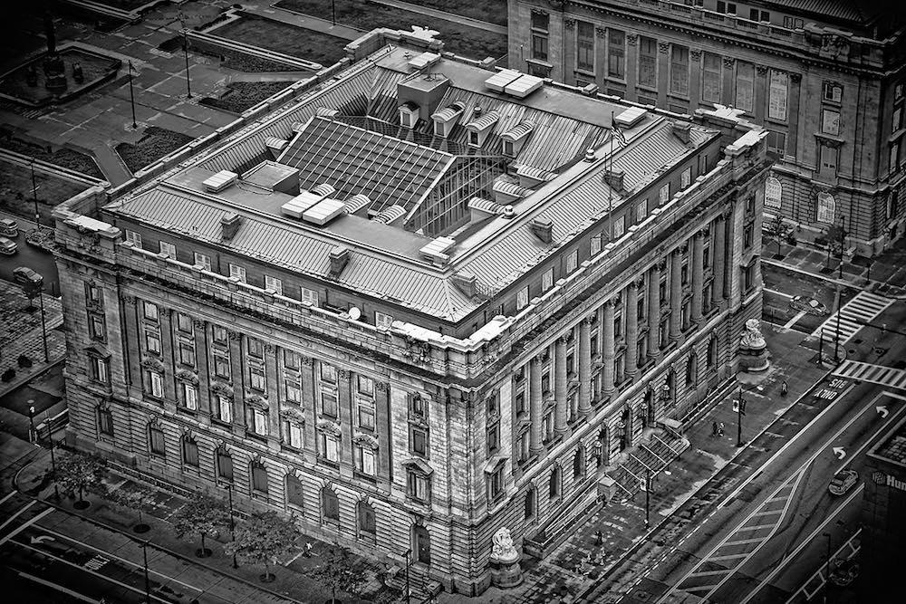 Aerial View of Courthouse