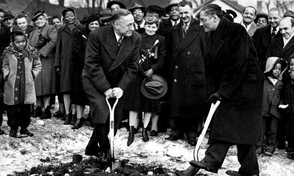 Karamu House Groundbreaking, 1945