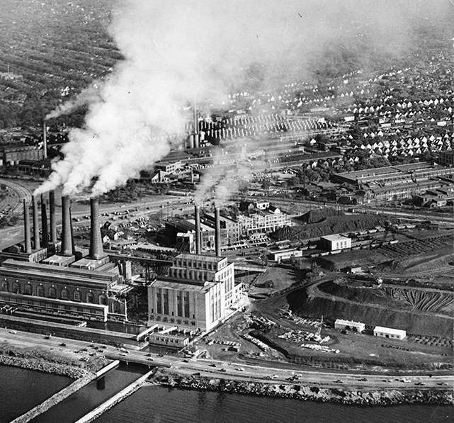 Aerial View of the Canal Road Power Plant