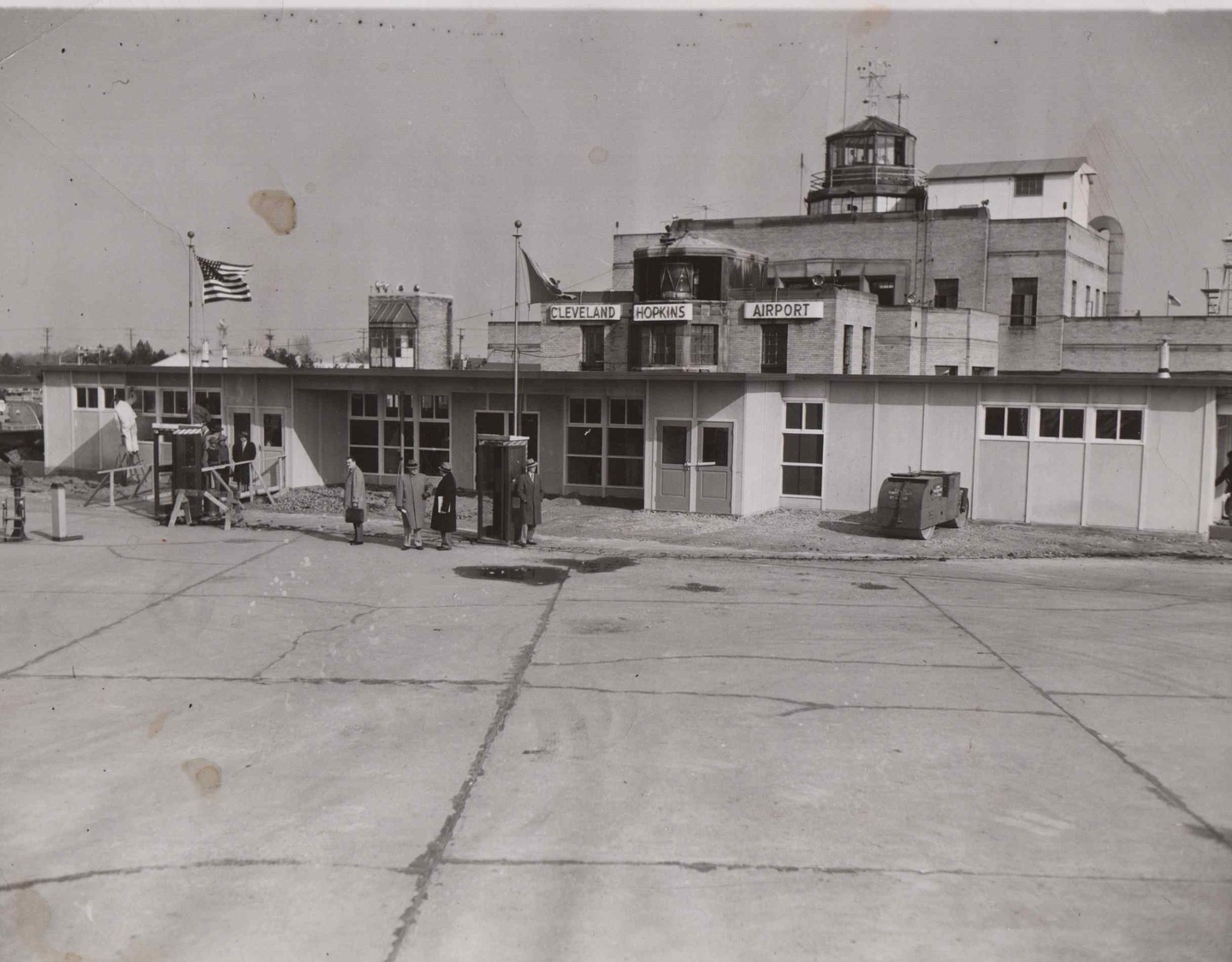 Rear of Admin. Building, 1952