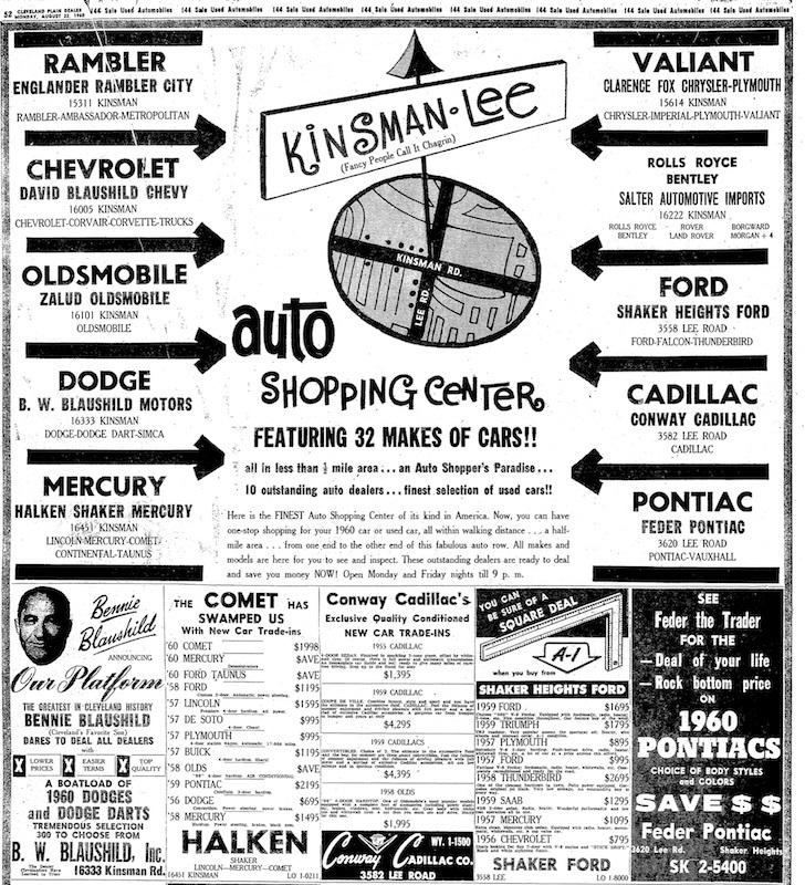 Fancy People Call it Chagrin-Lee Auto Shopping Center, 1960