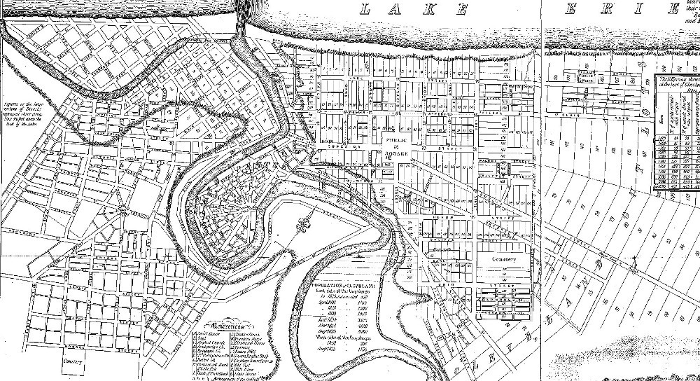 Cleveland and its Environs in 1835