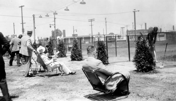 Relaxing at Hole in One Golf, ca. 1930s