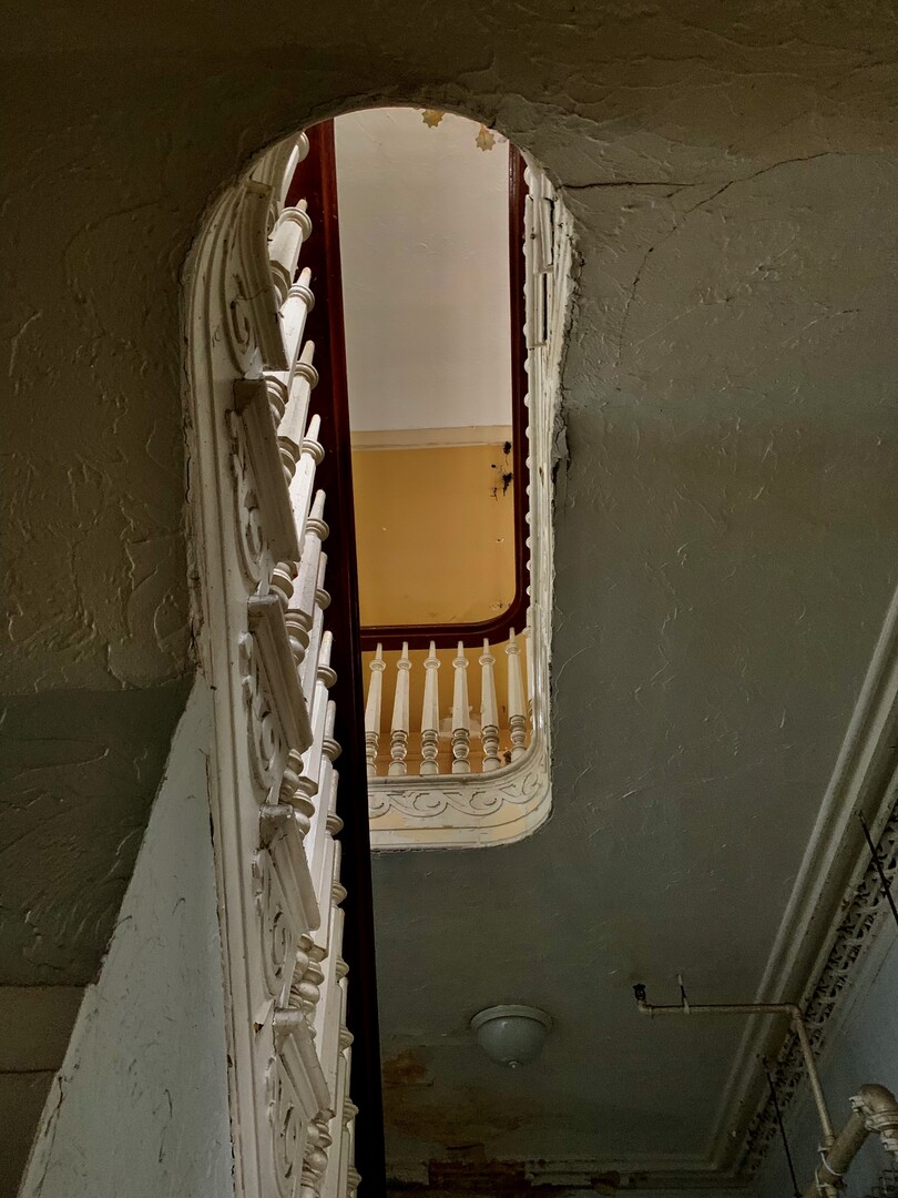 Stairwell in the Cook-Bousfield Mansion