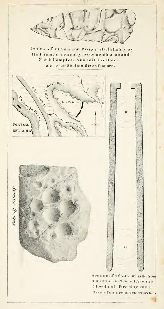 Section of a Stone Whistle from Sawtell Mound