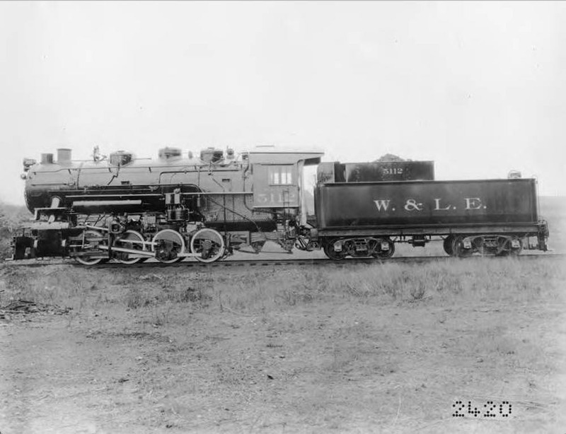 W. & L. E. Locomotive No. 5112, 1905