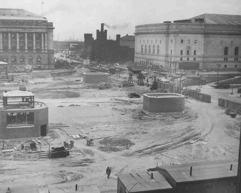 Construction for Underground Convention Center Expansion