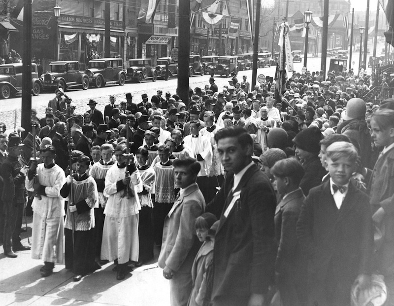 Processional Leading To St. Elizabeth's, 1930