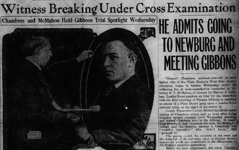 "Scance" Chambers breaks under withering cross-examination