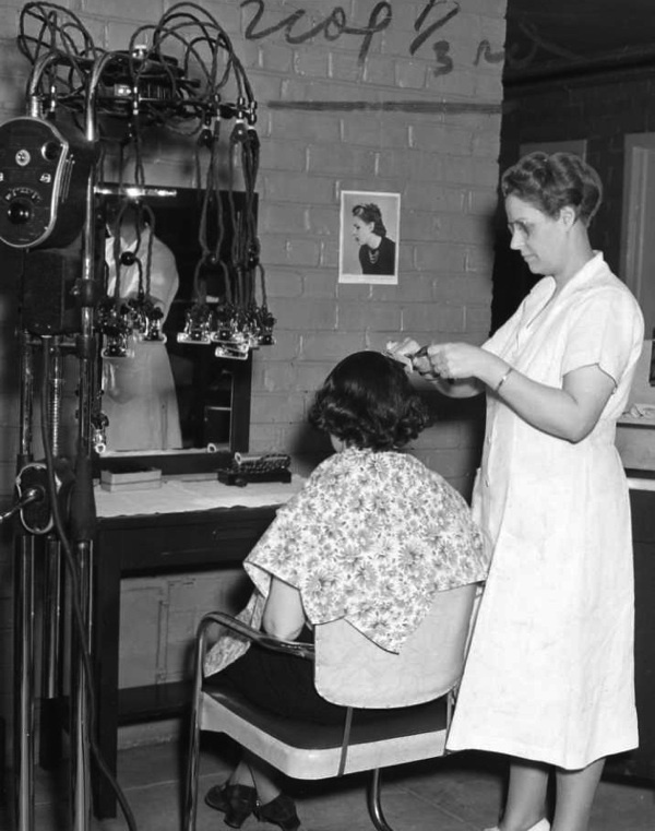 Hospital Nurse Cares for Patient's Hair