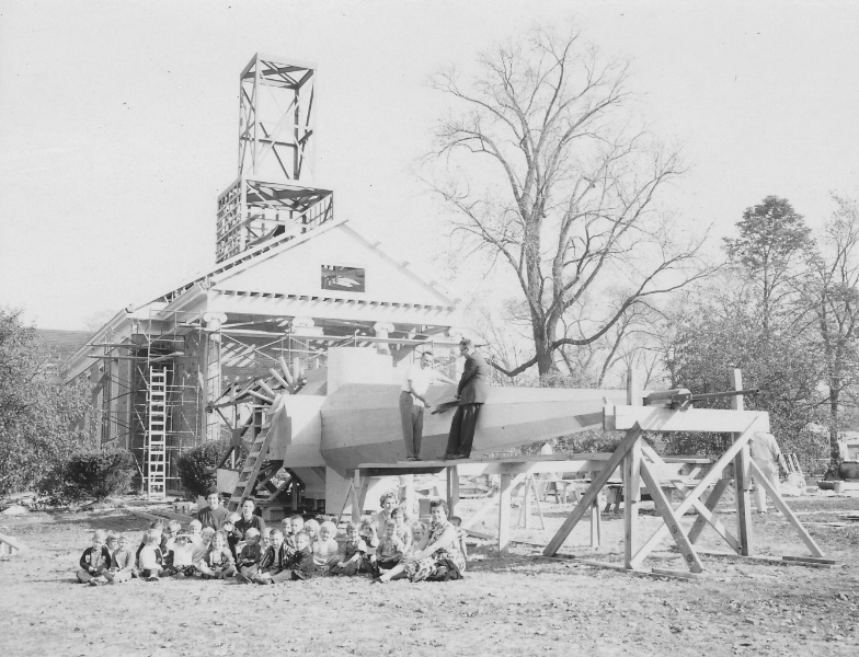 Rebuilding the Steeple, ca. 1963