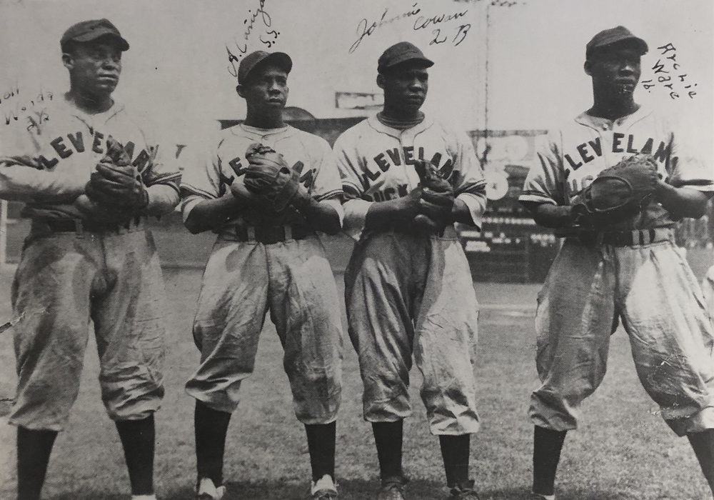 The Cleveland Buckeyes' 1945 Championship Infield