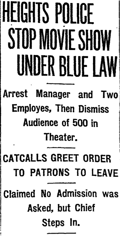 Police Raid, 1922
