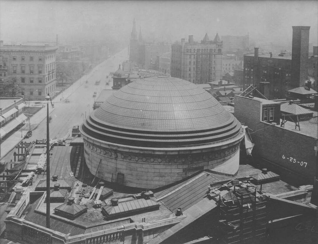 Dome Looking East on Euclid