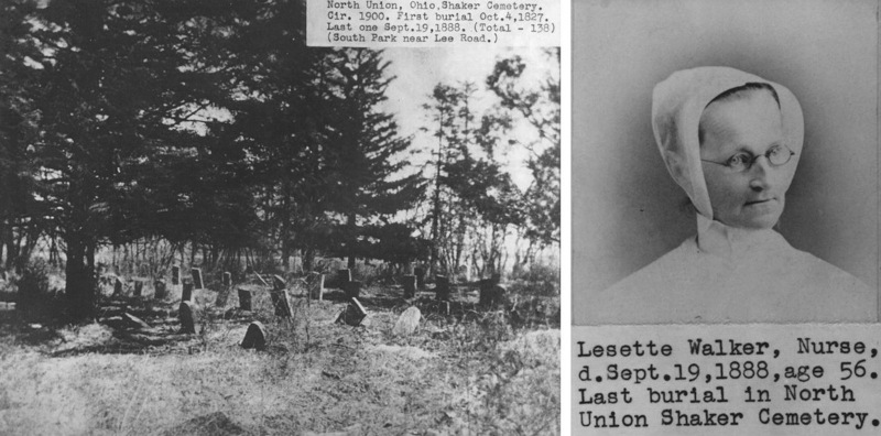 North Union Shaker Cemetery, 1900