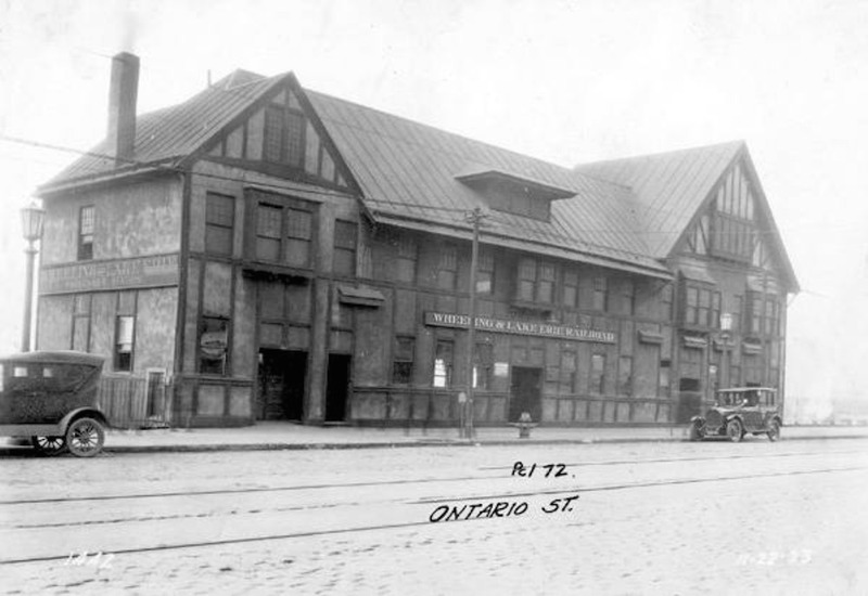 W. & L. E. Depot, Ontario Street, 1923