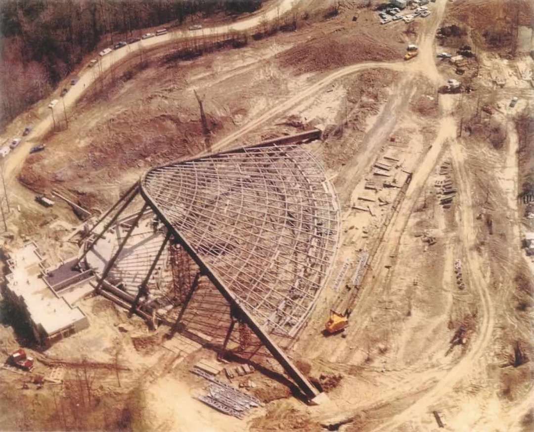 Aerial View of Construction