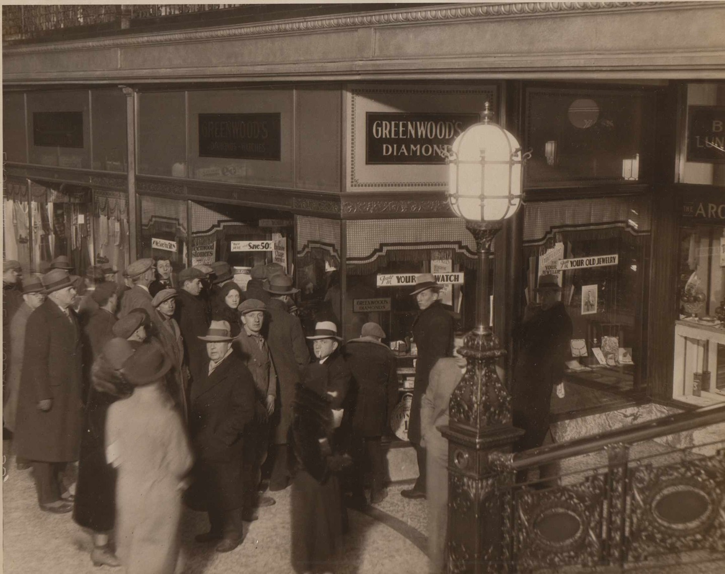 Arcade Jewelry Store, 1931