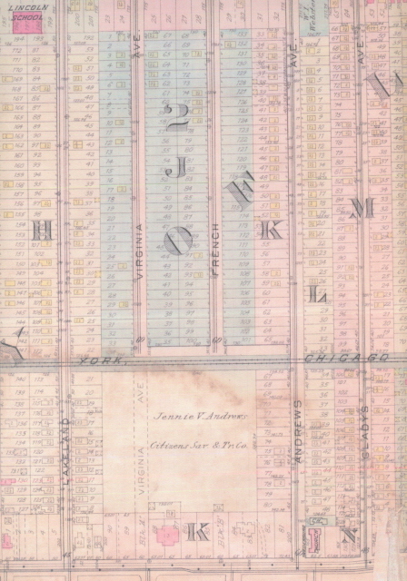 Map of Andrews Estate, 1914
