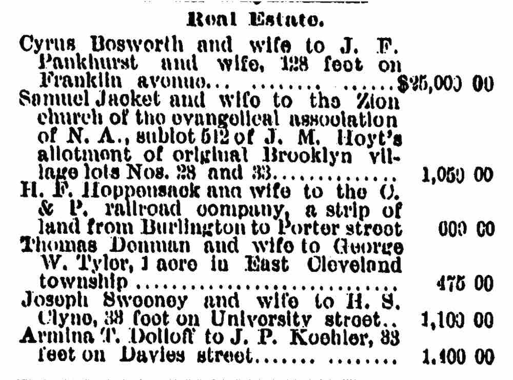 Real Estate Transfer