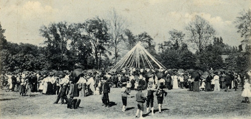 Maypole Dance in Edgewater Park, ca. 1906