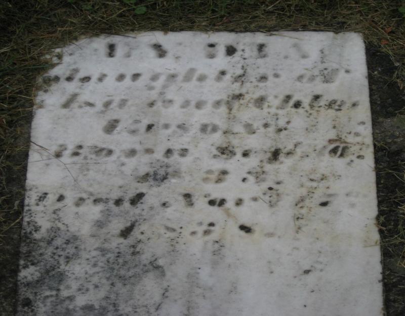 Lydia Upson grave.