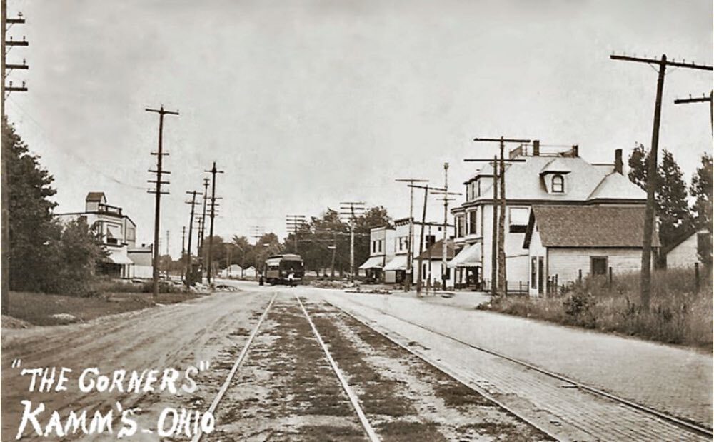 Postcard Marked "The Corners"