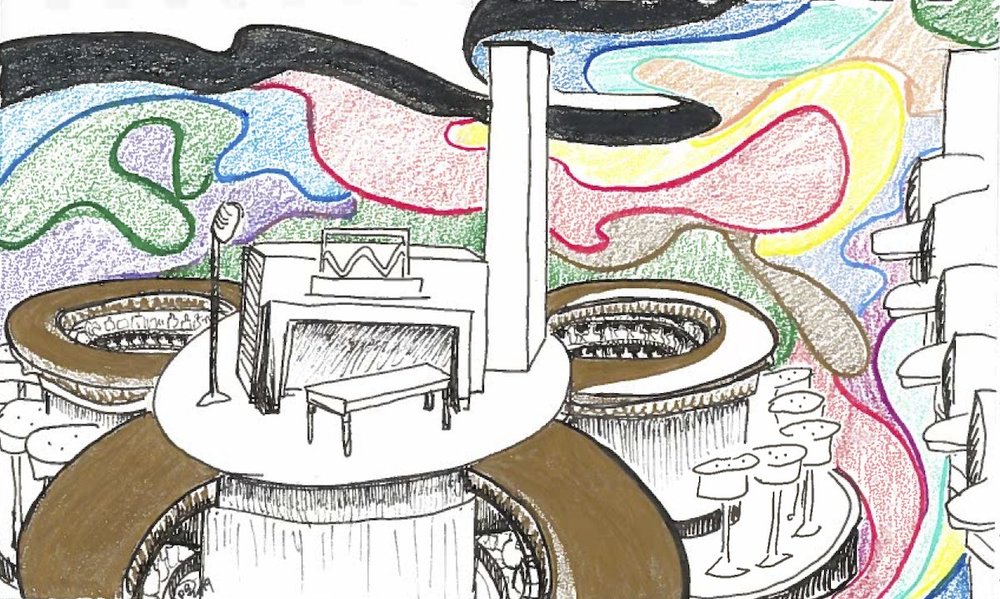 Cafe Tia Juana in Prismacolor