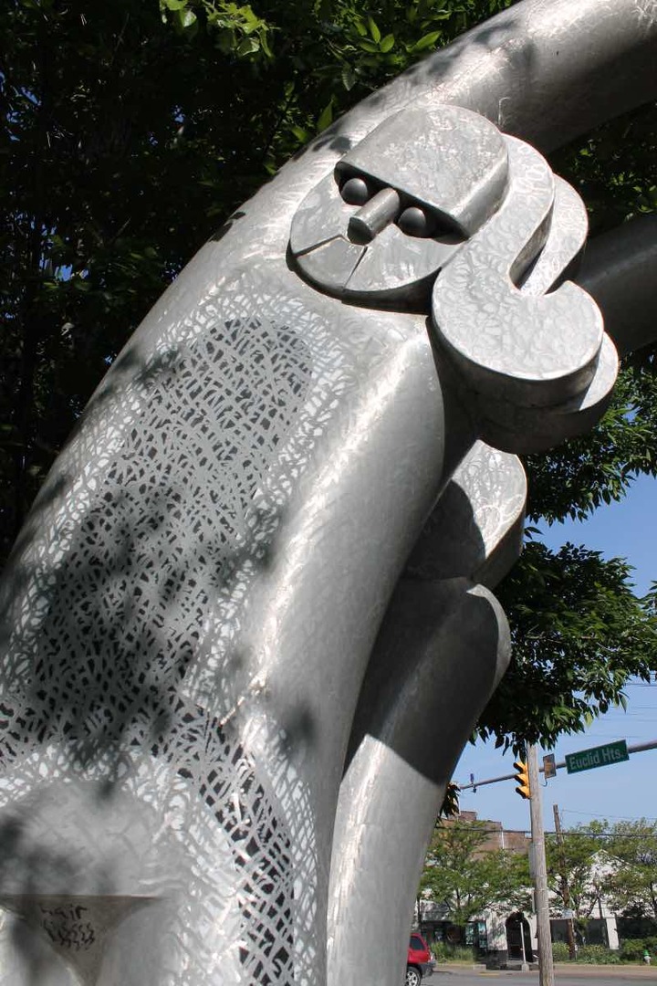 Detail of Coventry PEACE Arch