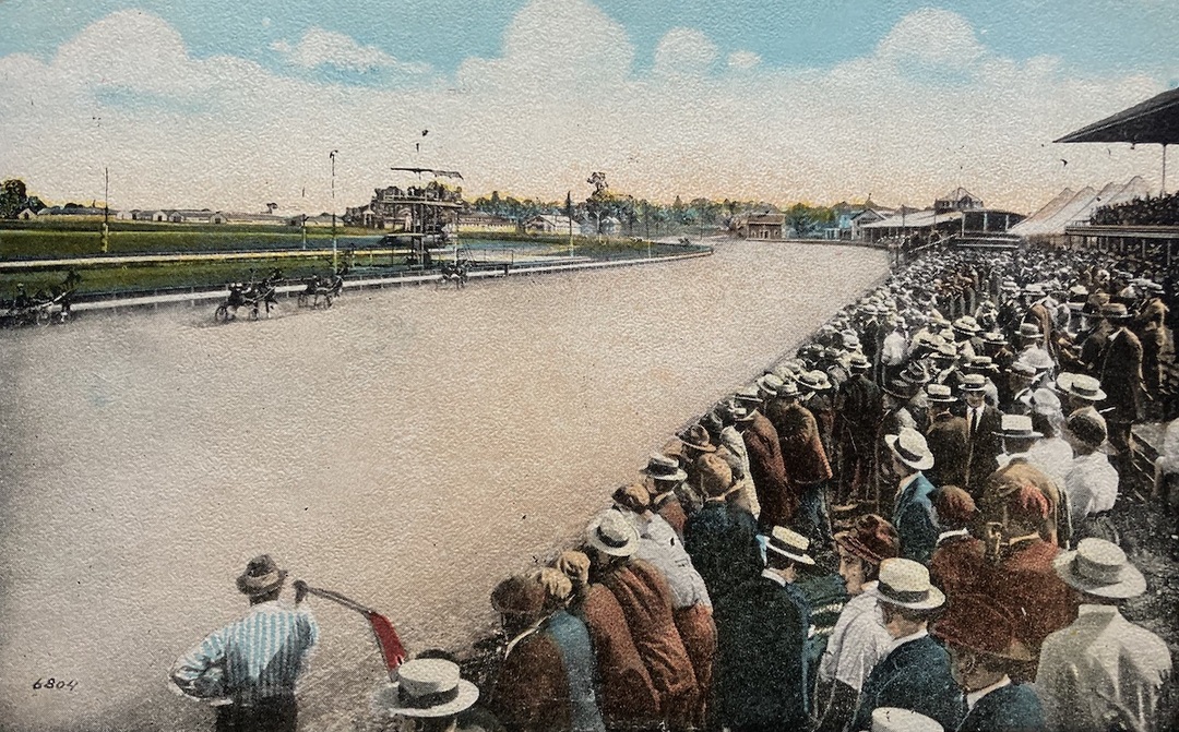 Spectators at Randall Park Race Track