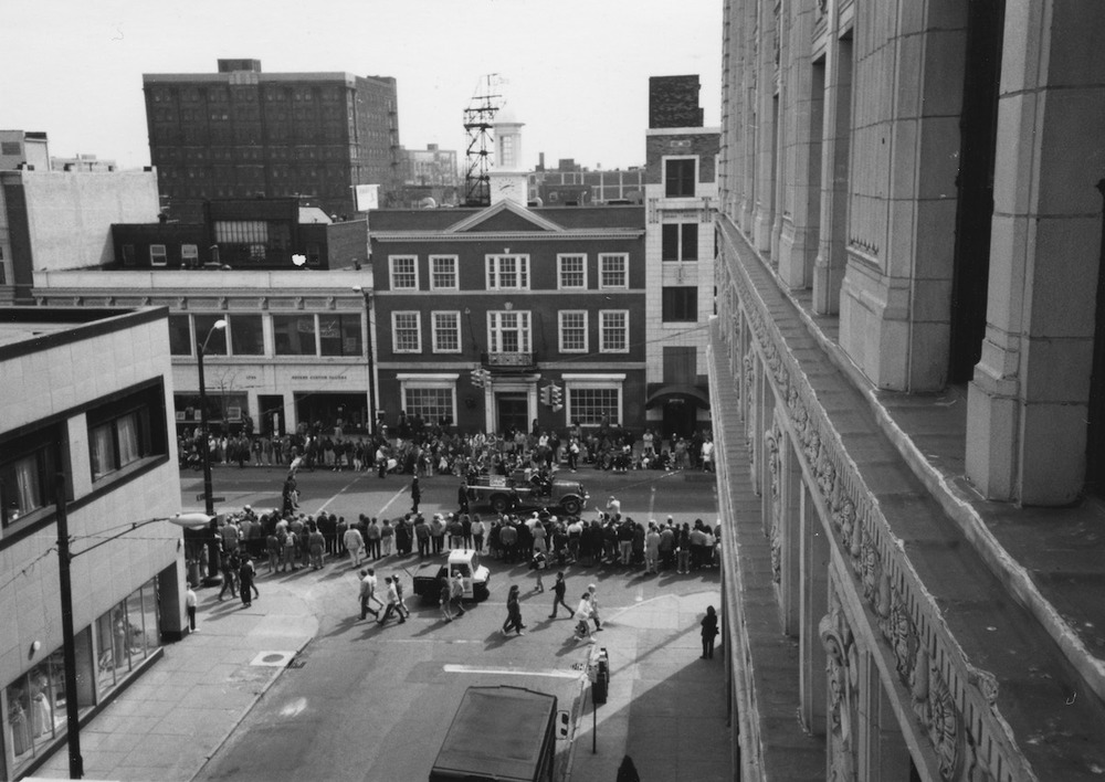 1630 Euclid after being renovated by WXEL/WJW. 